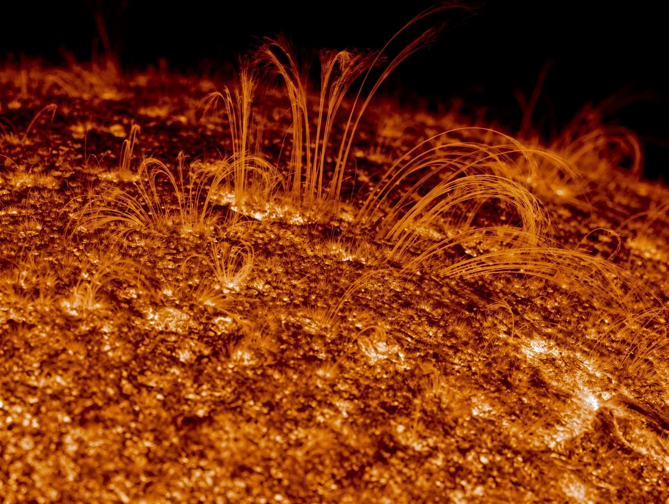 Ultra-high frame rate capture of solar spicules and surface texture